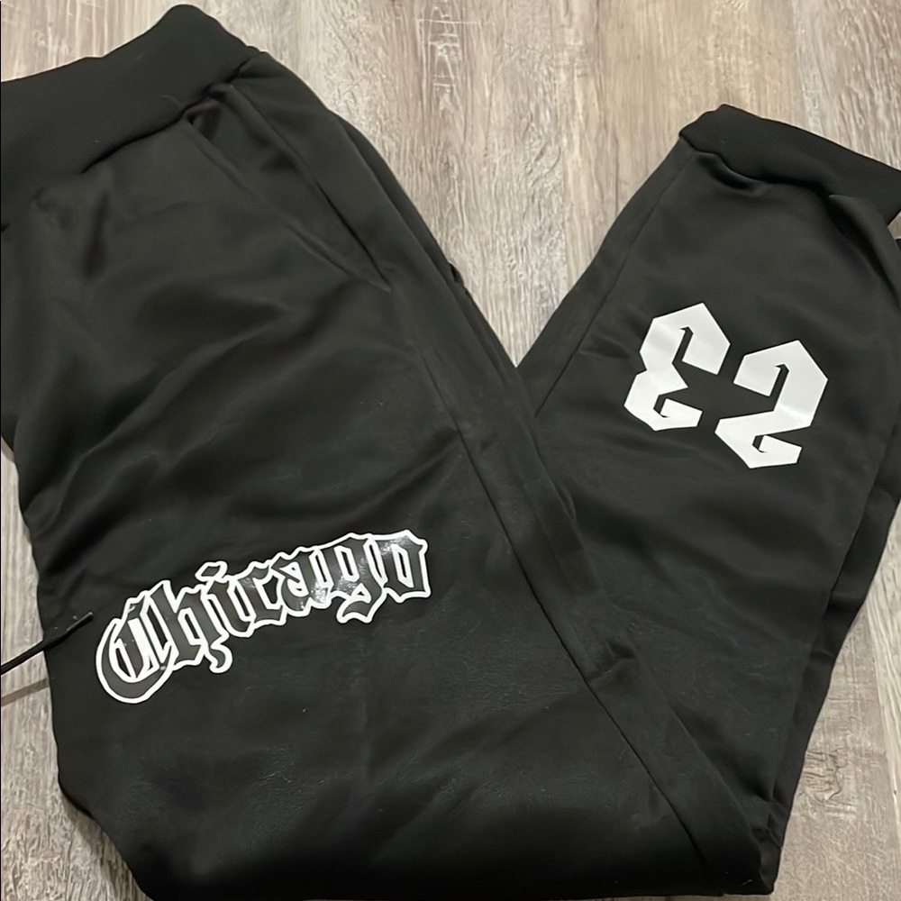 Black Chicago 23 Joggers